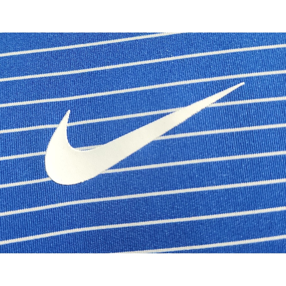 Nike Duke University Dri-FIT Polo Shirt Men's XL Blue Striped Golf - Picture 2 of 9